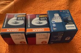 Leuchtmittel Mix: OSRAM, PHILIPS, SYLVANIA, SUNLUX (28 Stück