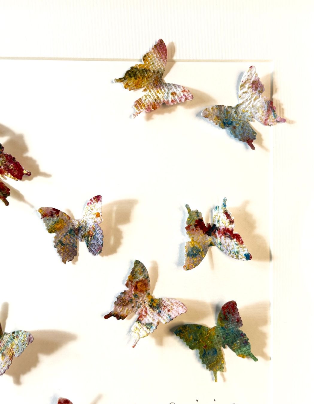Dipinti: Andrea Scacciotti 3D-Schmetterlings-Wandkunst – Usato da Ponte Tresa venduto da 11GalleriaAlterEgo11 2