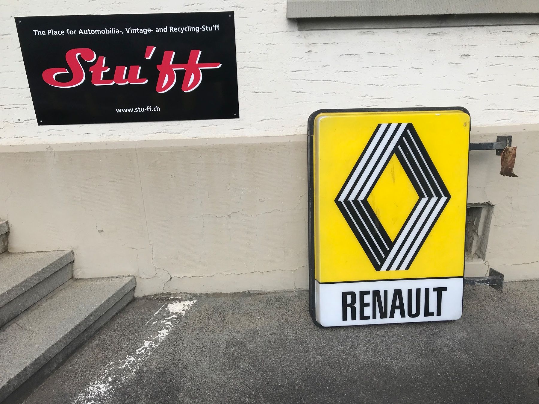 Insegne: Renault - Leuchtreklame (doppelseitig) – Usato da Erlinsbach venduto da Stu-ff 6