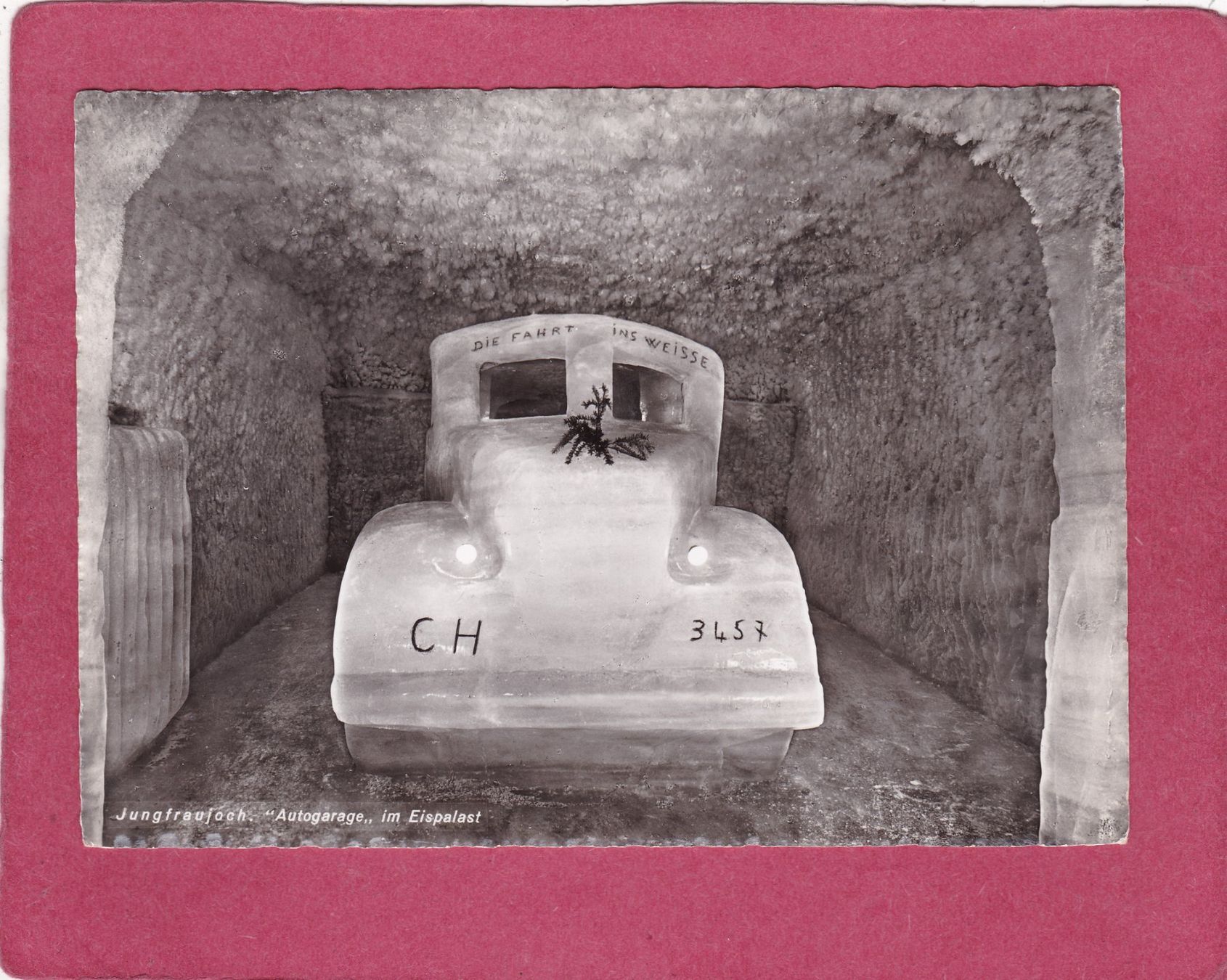 Cartes postales: Jungfraujoch " Autogarage " im Eispalast – D'occasion à Herisau par Lisegrat2008