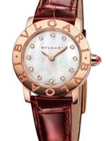 Bvlgari Damenuhr Roségold 18K (750) mit Diamanten, Perlmutt