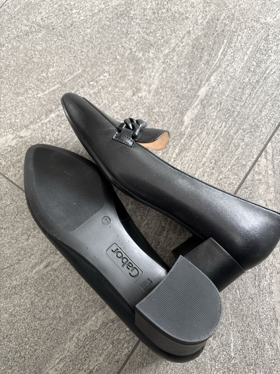 Scarpe da donna: Gabor Lederschuhe Schwarz, Gr. 40, **NEU** – Nuovo (secondo la descrizione) da Küttigen venduto da CE66 1