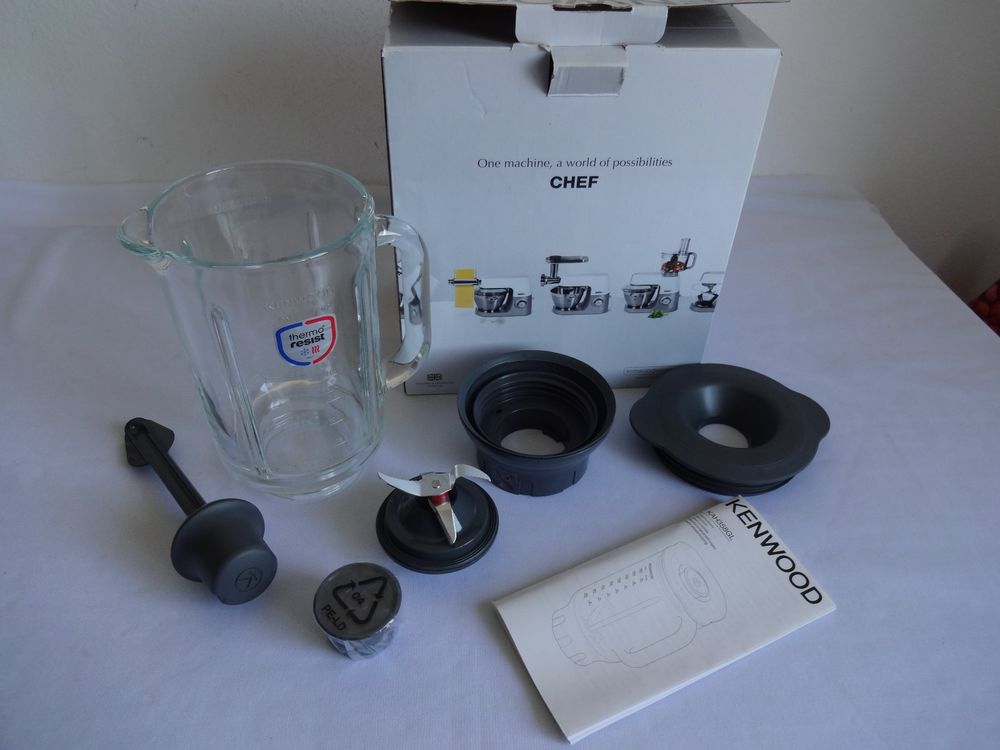 Kenwood KAH359GL ThermoResist Glas-Mixeraufsatz Küchenmaschinen-Zubehör