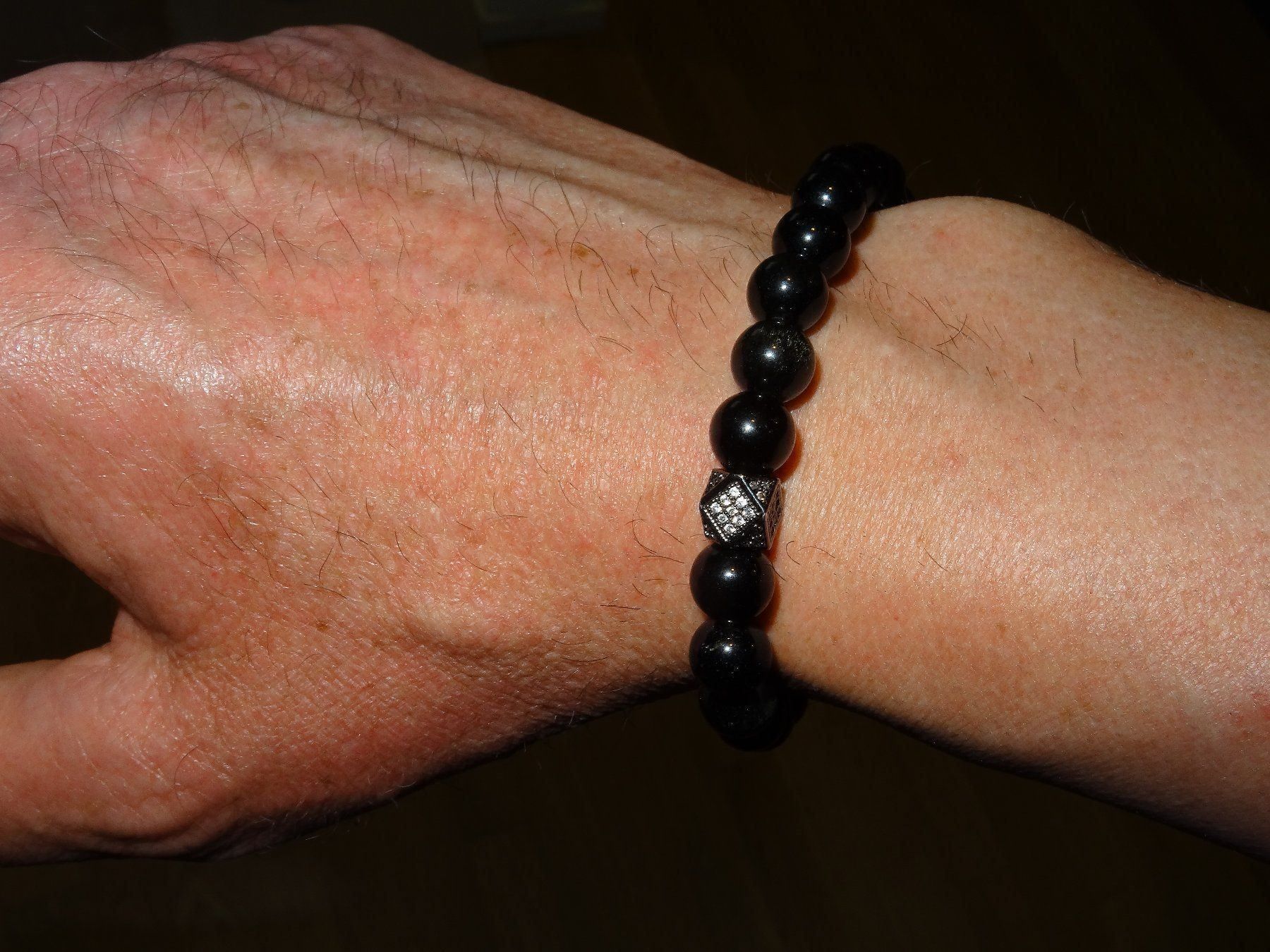 Bracciali & Braccialetti: Armband mit Gold-Obsidian – Nuovo e nell'imballaggio originale da Matten b. Interlaken venduto da kero71 5