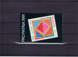 1991 Markenheft Pro Patria Ersttag