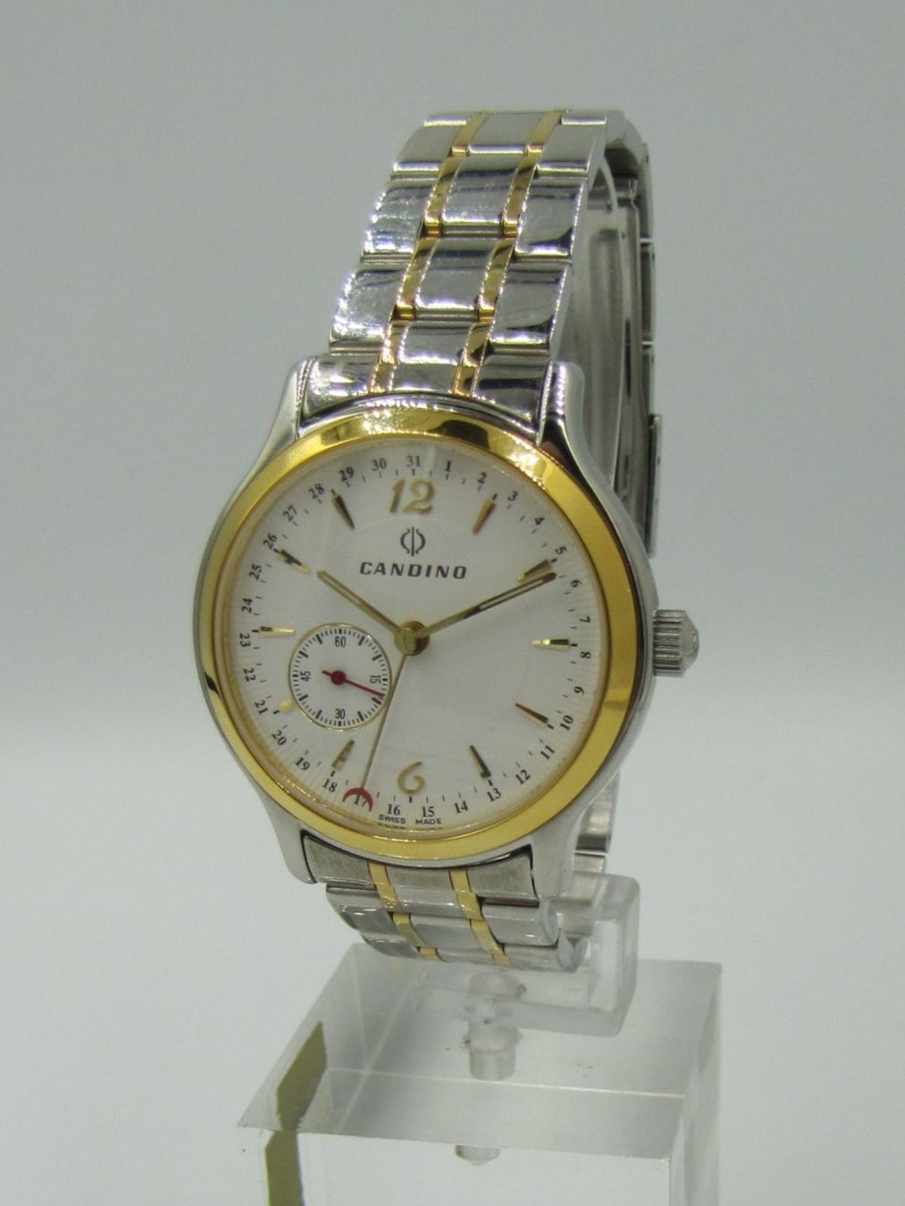 Candino Montres: Candino bicolor, Automatic mit Pointer & kl. Sekunde. NOS – Neuf (Voir description) à Pieterlen par Flipper0 5