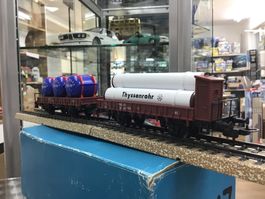Lima H0 Güterwagen Set "Thyssenrohr" und "Plüger" Top