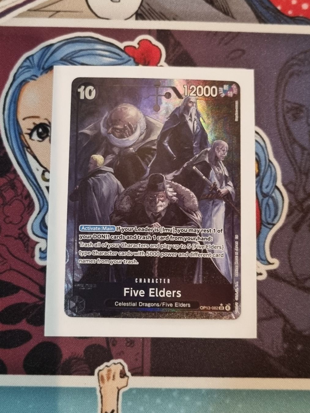 Bandai Cartes à collectionner: OPTCG Five Elders OP13-082 V.2 EN – D'occasion à Willisau par Odie1812