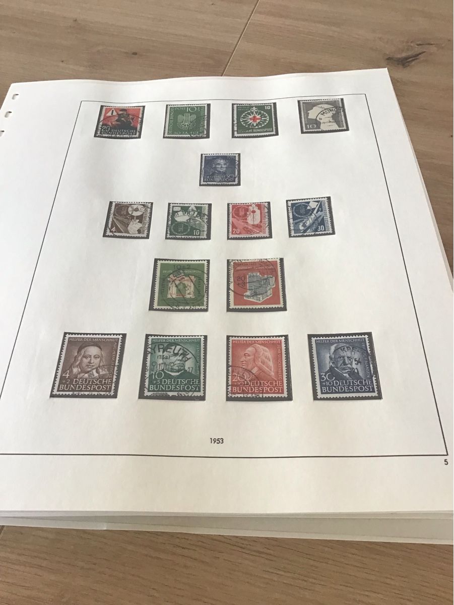 Alle Briefmarken: BRD SAFE von 1949-1979 mit gest.Marken – Gebraucht aus Nax von pos_dyd6 3