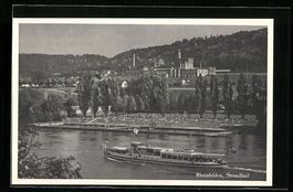 Rheinfelden, Partie vom Strandbad, Rhein