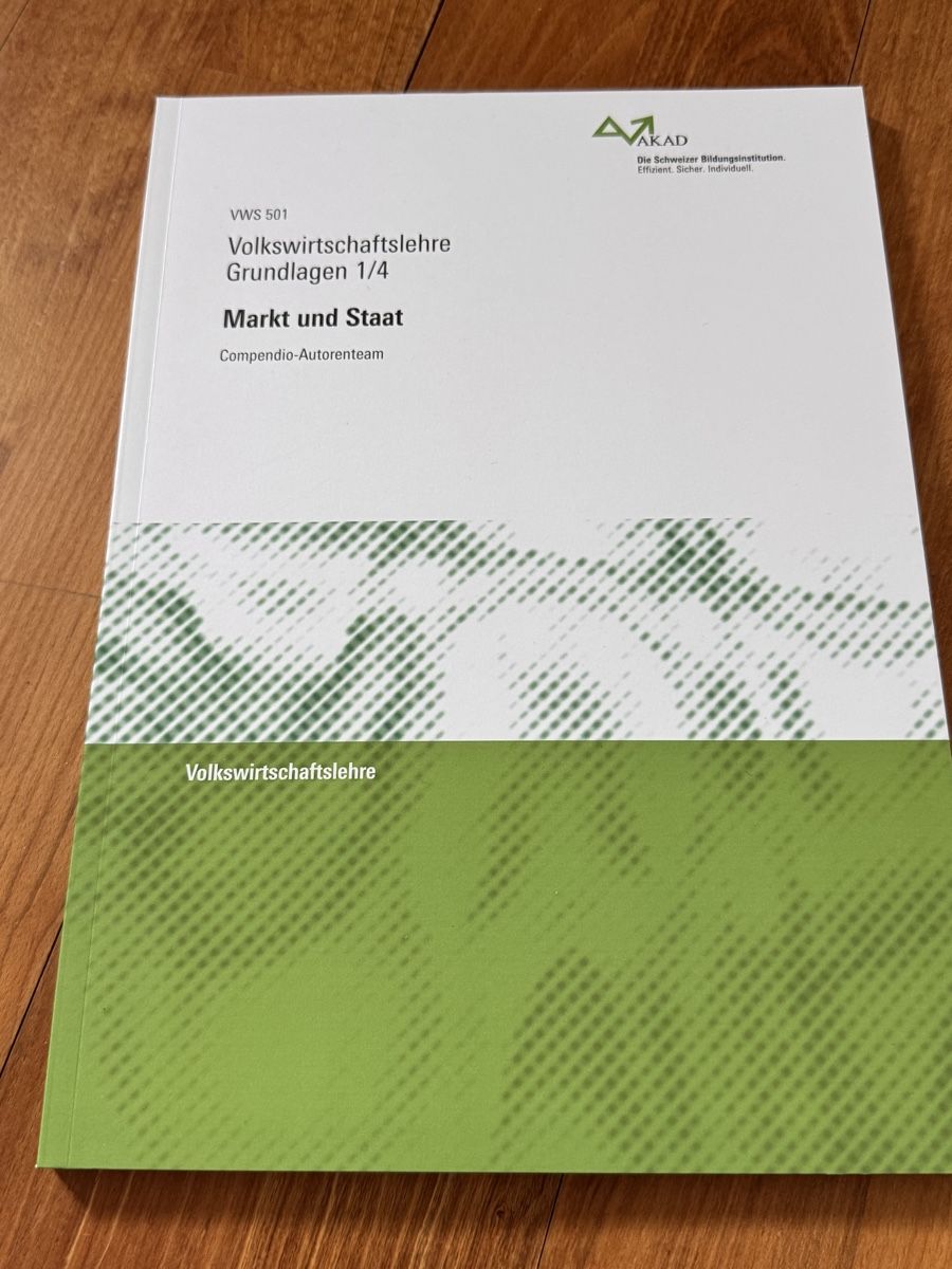 Bücher: akad, volkswirtschaftslehre, markt und staat – Gebraucht aus sargans von lnoa