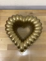 Gugelhupf-Form Herzform, goldig, tolle Qualität, top Zustand