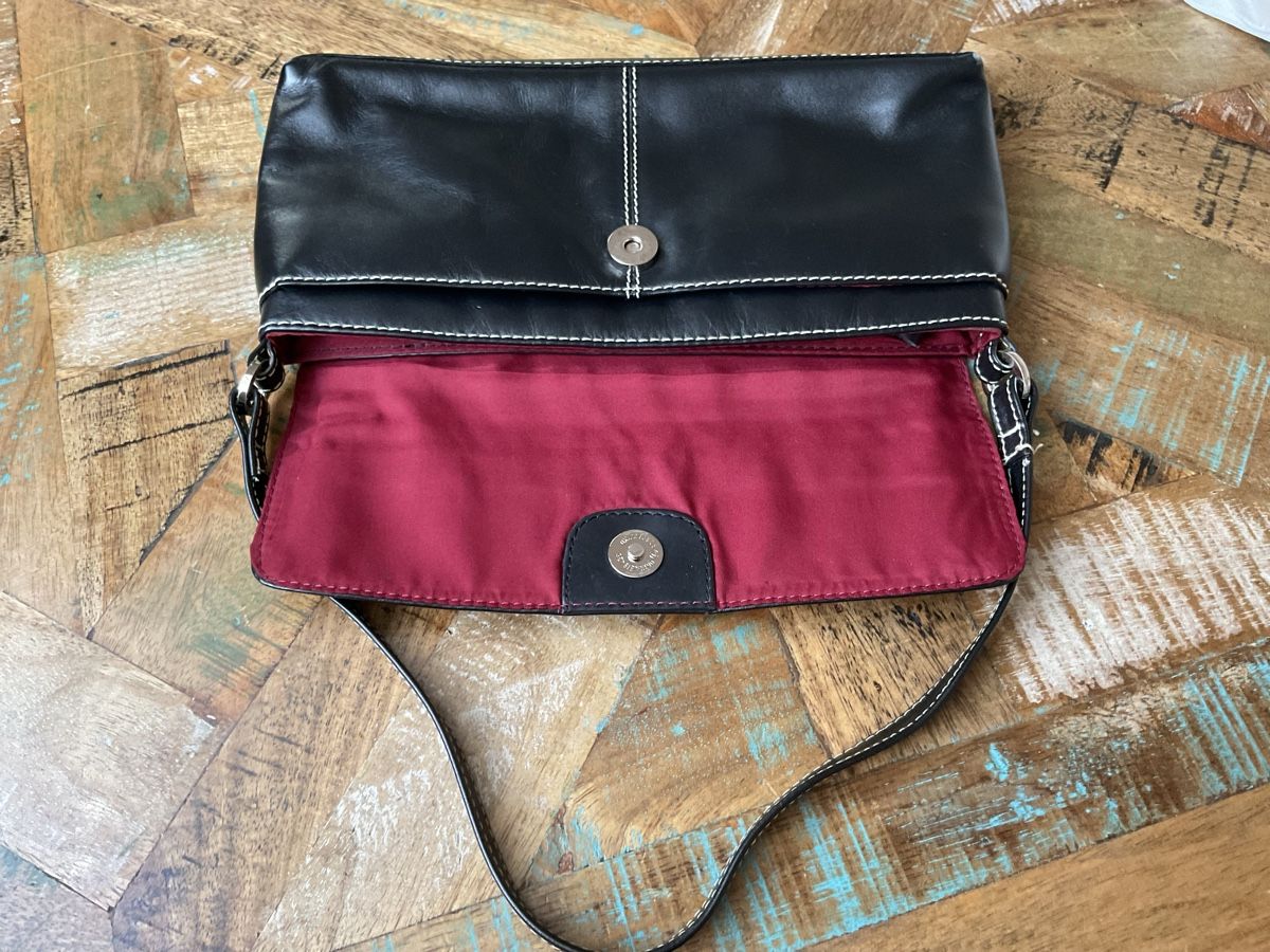 Calvin Klein Borse da donna: Schwarze Calvin Klein Ledertasche, Vintage – Usato da Bachenbülach venduto da Sybeco 4