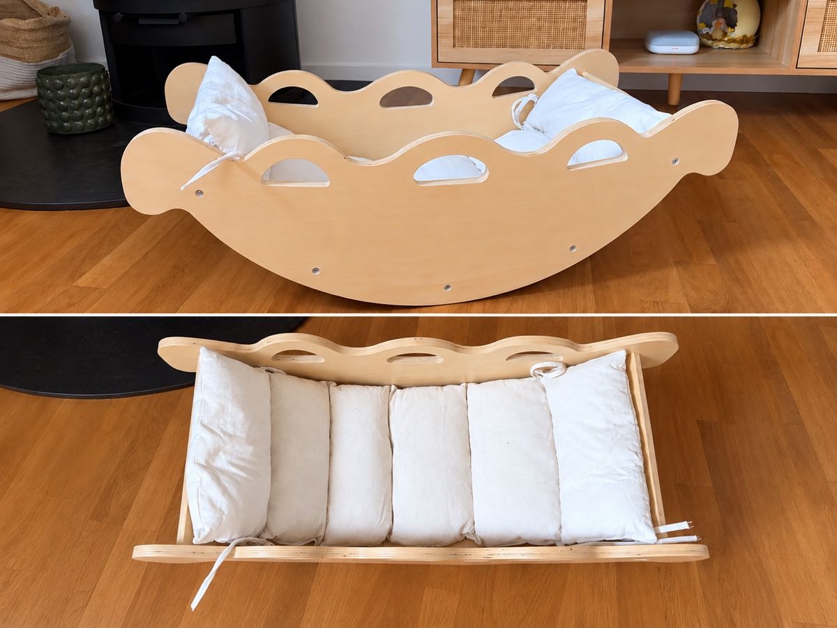 Spielzeuge: Kinder Holz-Wippe – Gebraucht aus Dielsdorf von nanita.