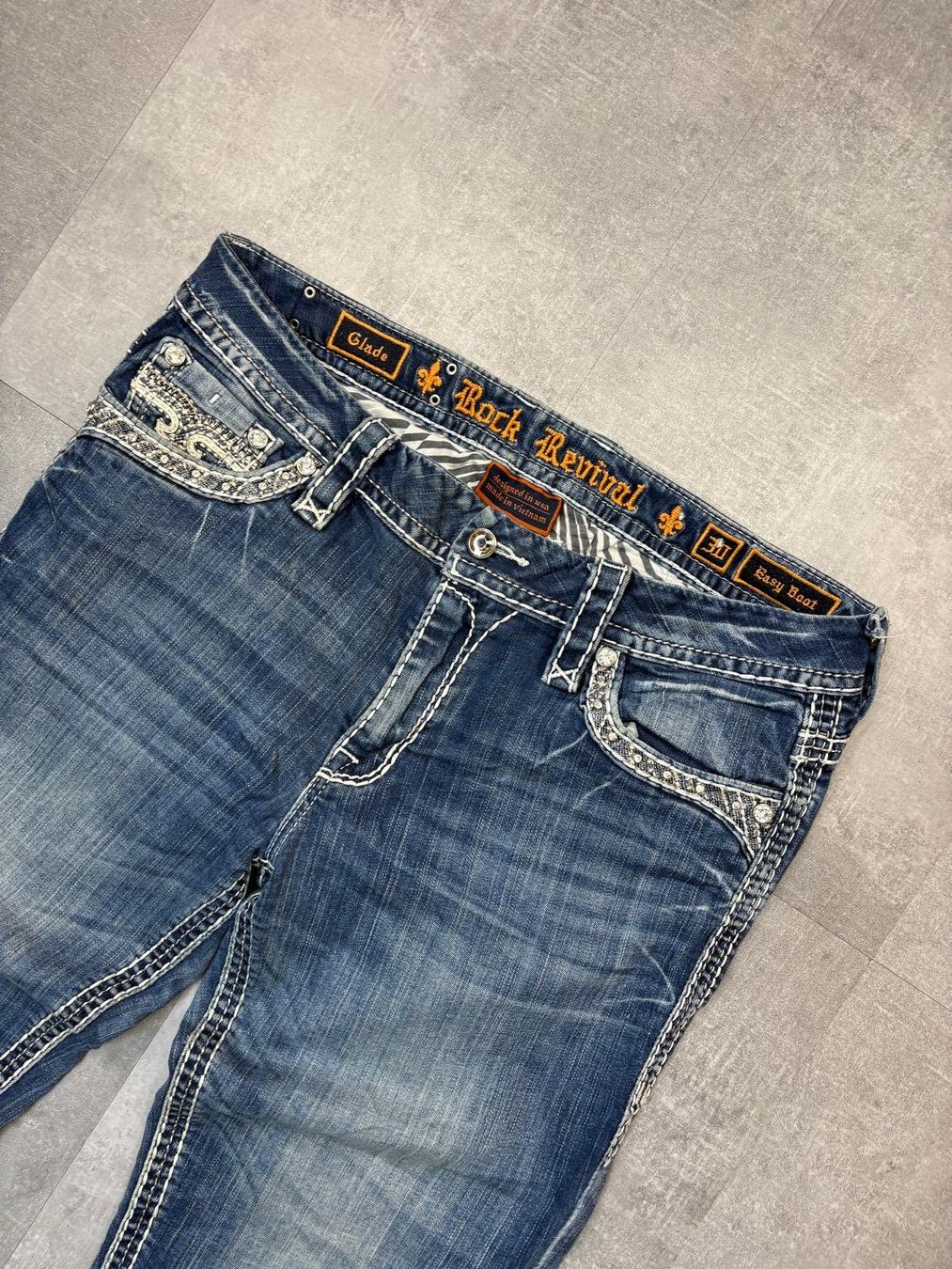 Jeans: Rock Revival Bootcut Flared Jeans - Grösse L/30 – Nuovo (secondo la descrizione) da Werdenberg venduto da hase.vintage 3