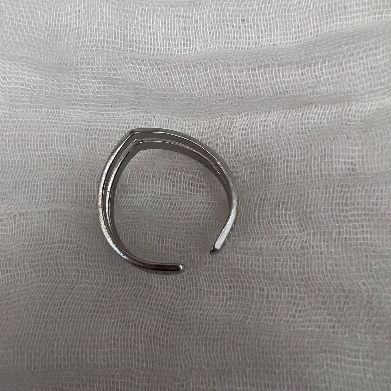Anelli: Bague en acier inox design – Nuovo (secondo la descrizione) da Pully venduto da sunaddict 2
