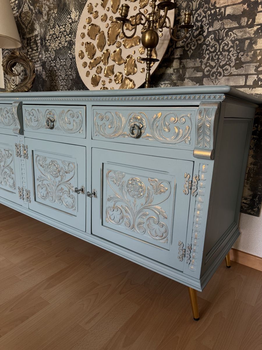 Cassettiere: Elegantes Massivholz-Sideboard/Kommode  – Nuovo (secondo la descrizione) da Sisseln AG venduto da ibr_c5wj 6