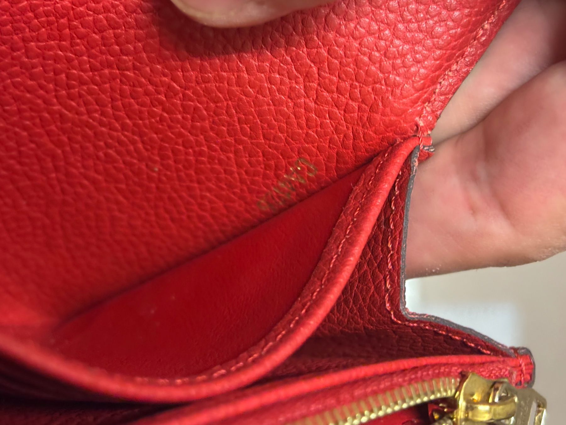 Louis Vuitton Portemonnaie: LOUIS VUITTON Portefeuille Sarah Emp – Gebraucht aus Buttes von ButtA15 9