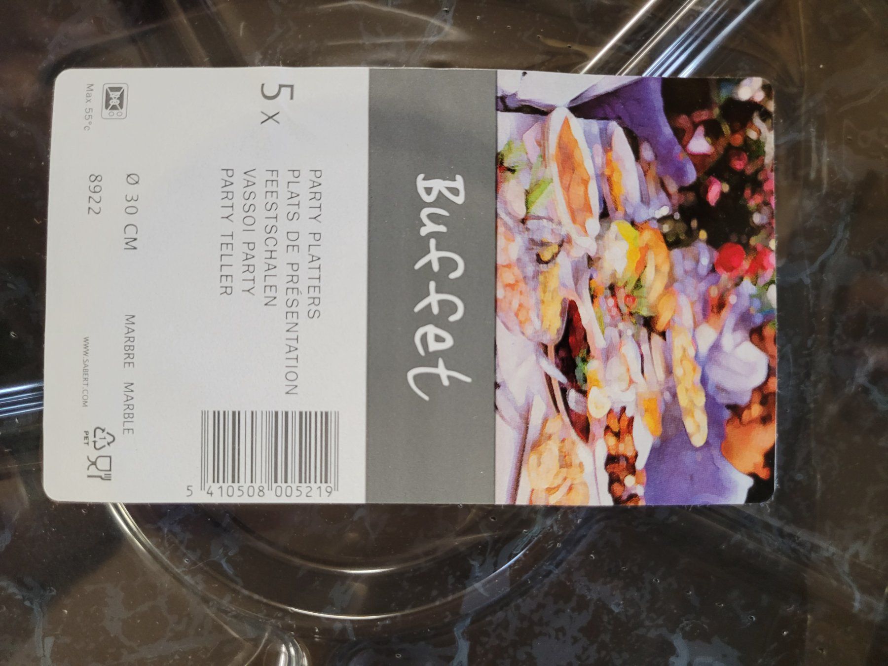 Piatti: Fondue Teller (Plastik) mit Einteilung, 70 Stk – Nuovo e nell'imballaggio originale da Zürich venduto da rog_p96r