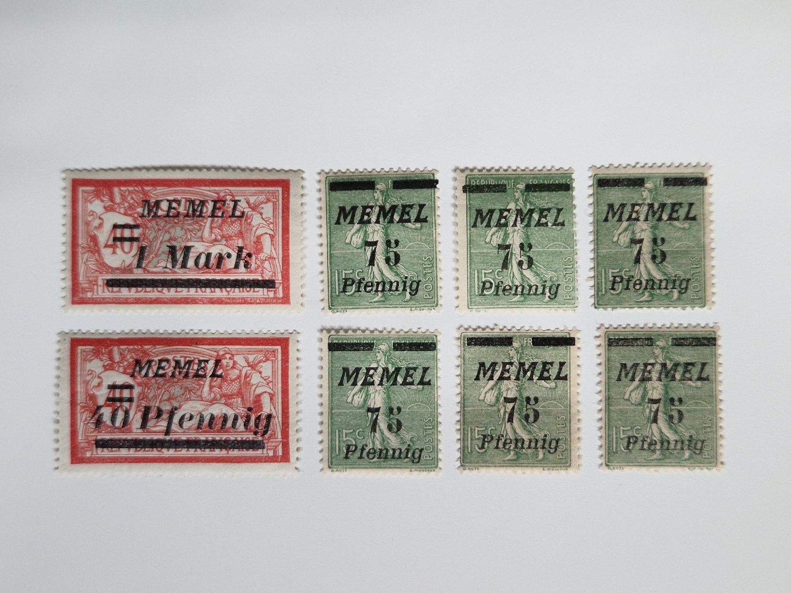 Tutti i francobolli: Deutsches Reich Briefmarken Memel Gebiet postfrisch – Nuovo (secondo la descrizione) da St. Gallen venduto da Enrico_SG