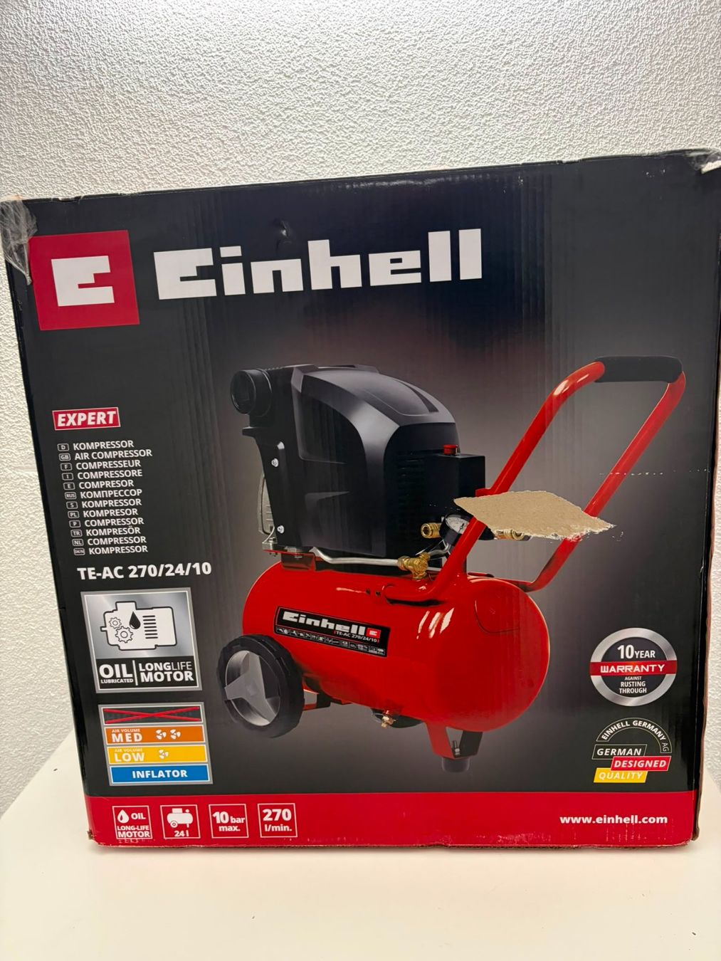 Einhell Compresseurs: Neuer 24 Liter Kompressor von Einhell – Neuf avec emballage d'origine à Rüthi (Rheintal) par Balty