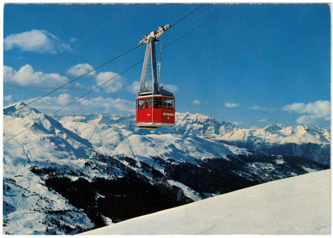 Cartoline postali: Lenzerheide - Luftseilbahn Rothorn – Usato da Binningen venduto da Mountainrider