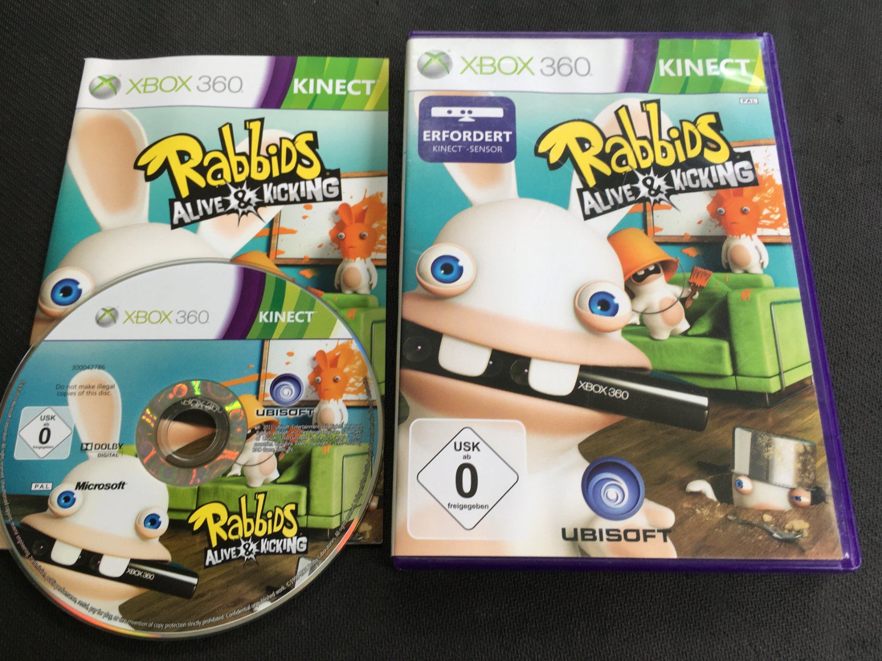 Microsoft Spiele: Rabbids Alive & Kicking (Kinect) - Xbox 360 – Gebraucht aus St.Gallen von sjosjo