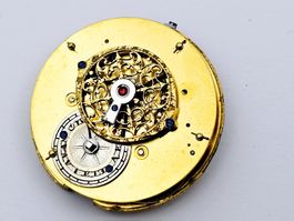 Taschenuhrwerk Schlüsselaufzug