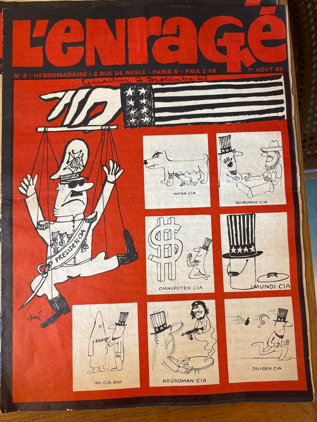 Riviste & Magazine: Six numéros du magazine L'Enrage – Usato da Genève venduto da Johnny345 3