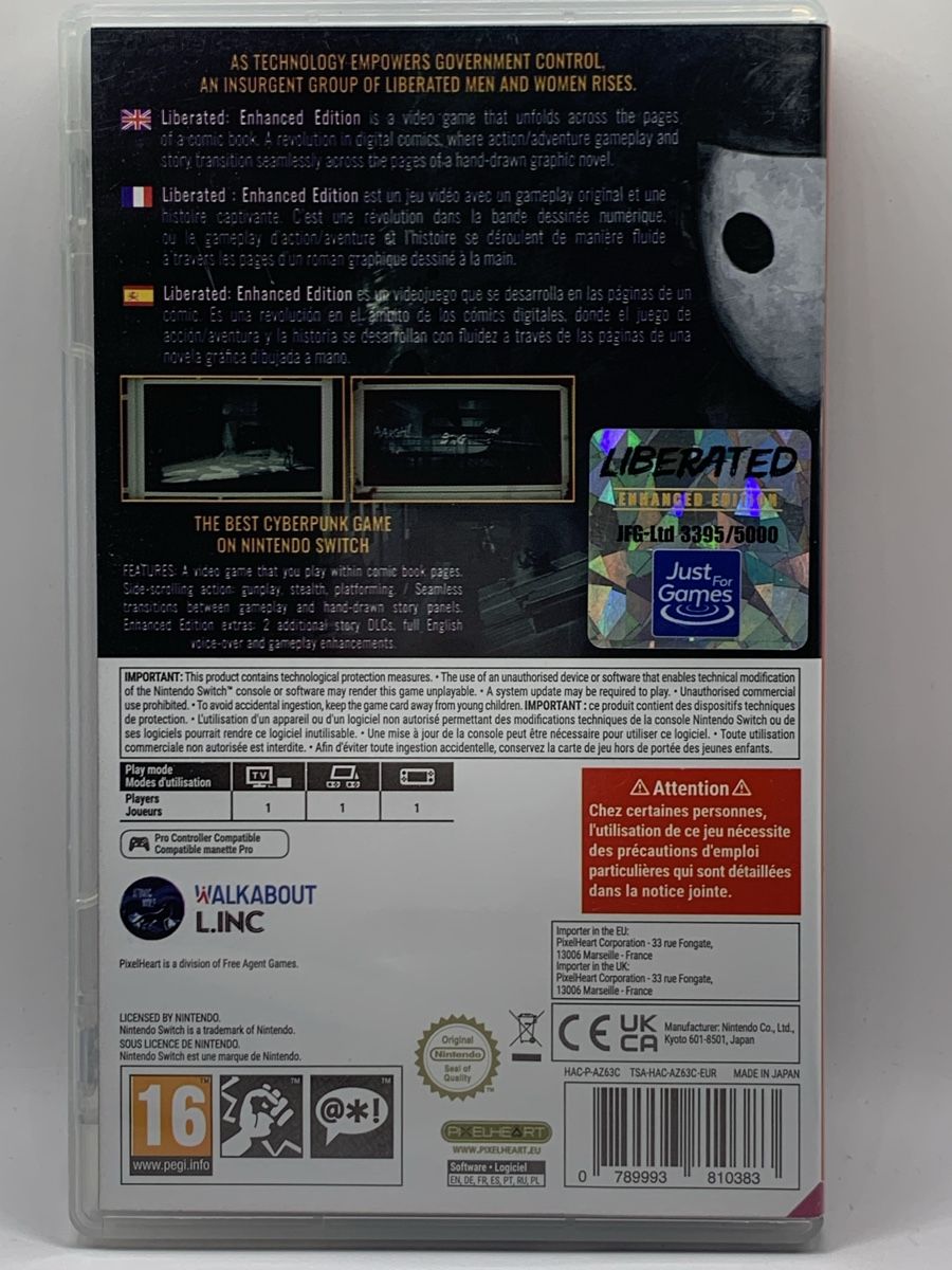 Nintendo Spiele: Nintendo Switch - Liberated Enhanced Edition – Gebraucht aus Ostermundigen von RG-Collector 1