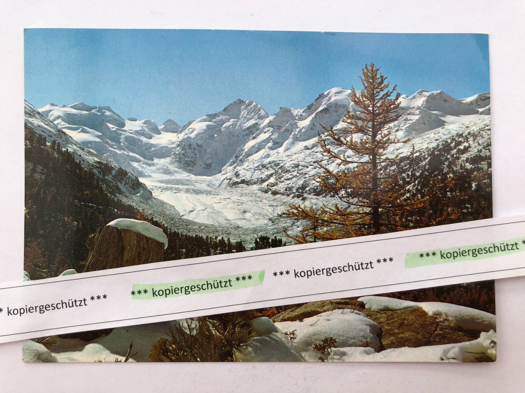 Cartoline postali: Morteratschgletscher schön AK – Usato da Hefenhofen venduto da Bierinder