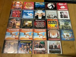 CD Sammlung Party Feten Gaudi, 24 CDs