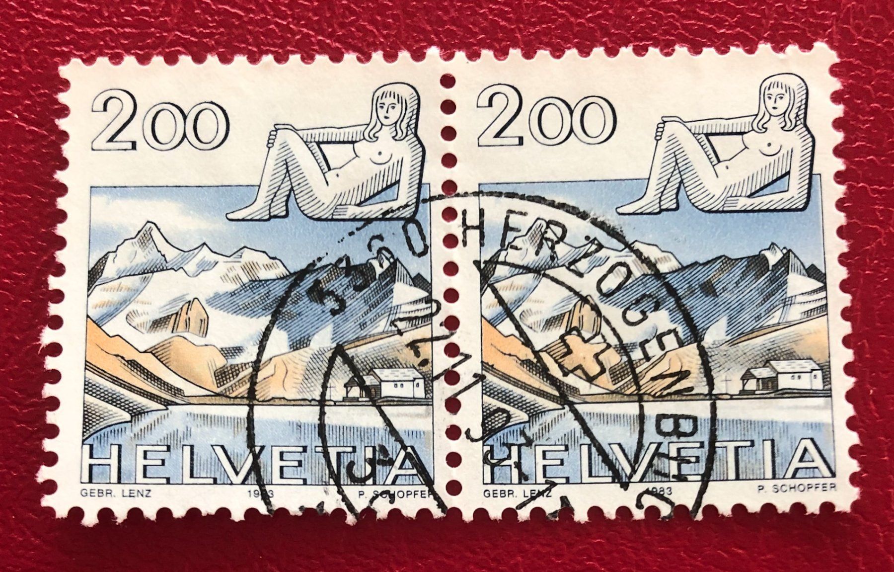 Tutti i francobolli: Nr.689 Paar mit Vollstempel Herzogenbuch – Usato da Aarau venduto da Billa007