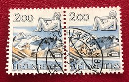 Nr.689 Paar mit Vollstempel Herzogenbuch