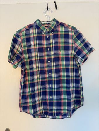 Ralph Lauren Karohemd kurzarm fit S oryginal top zustand