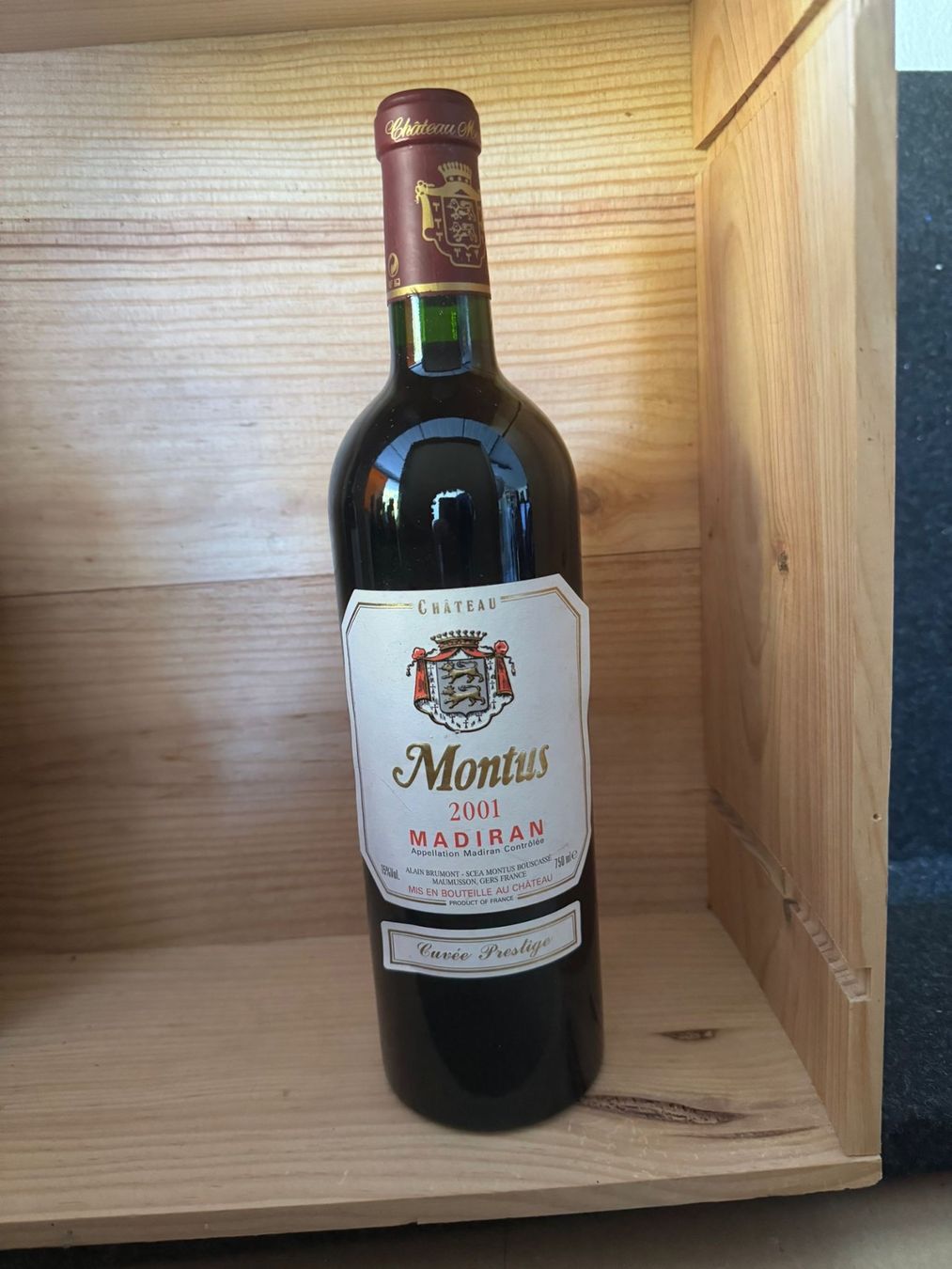 Wein: 1 Fl. Montus Madiran 2001 – Gebraucht aus Dietikon von Nesh