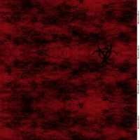 Jersey "Imperium" Stoff rot schwarz je m