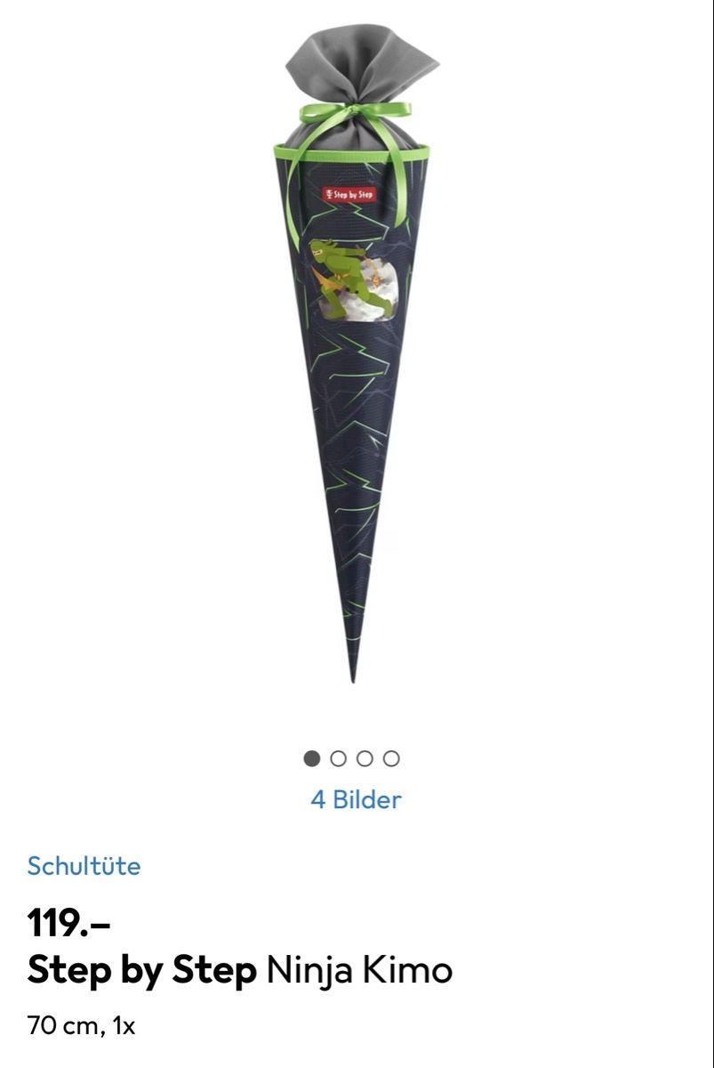 Giocattoli: Schultüte Step by Step Ninja Kimo 70cm – Nuovo (secondo la descrizione) da Oensingen venduto da Widder2010r 3