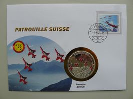 2023, Patrouille Suisse Numisbrief "Formation SAPHIR"