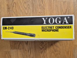 Mikrofon Yoga EM-240 Elektret Kondensator mit Kabel neu