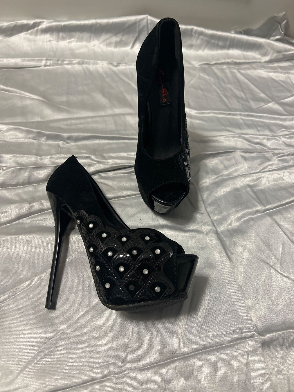 Scarpe da donna: Peep Toe High Heels Elegante Pumps Gr 34 Neu – Nuovo e nell'imballaggio originale da Regensdorf venduto da Spyke55