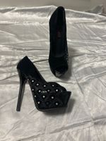Peep Toe High Heels Elegante Pumps Gr 34 Neu