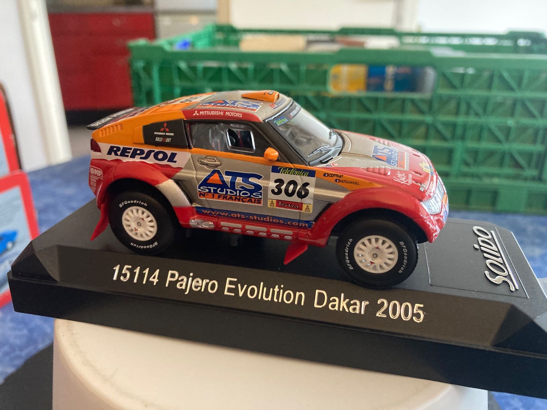 Solido Modellini d'auto: Pajero evo Dakar 2005 Solido 1/43 – Usato da Versoix venduto da Jeannot57 2