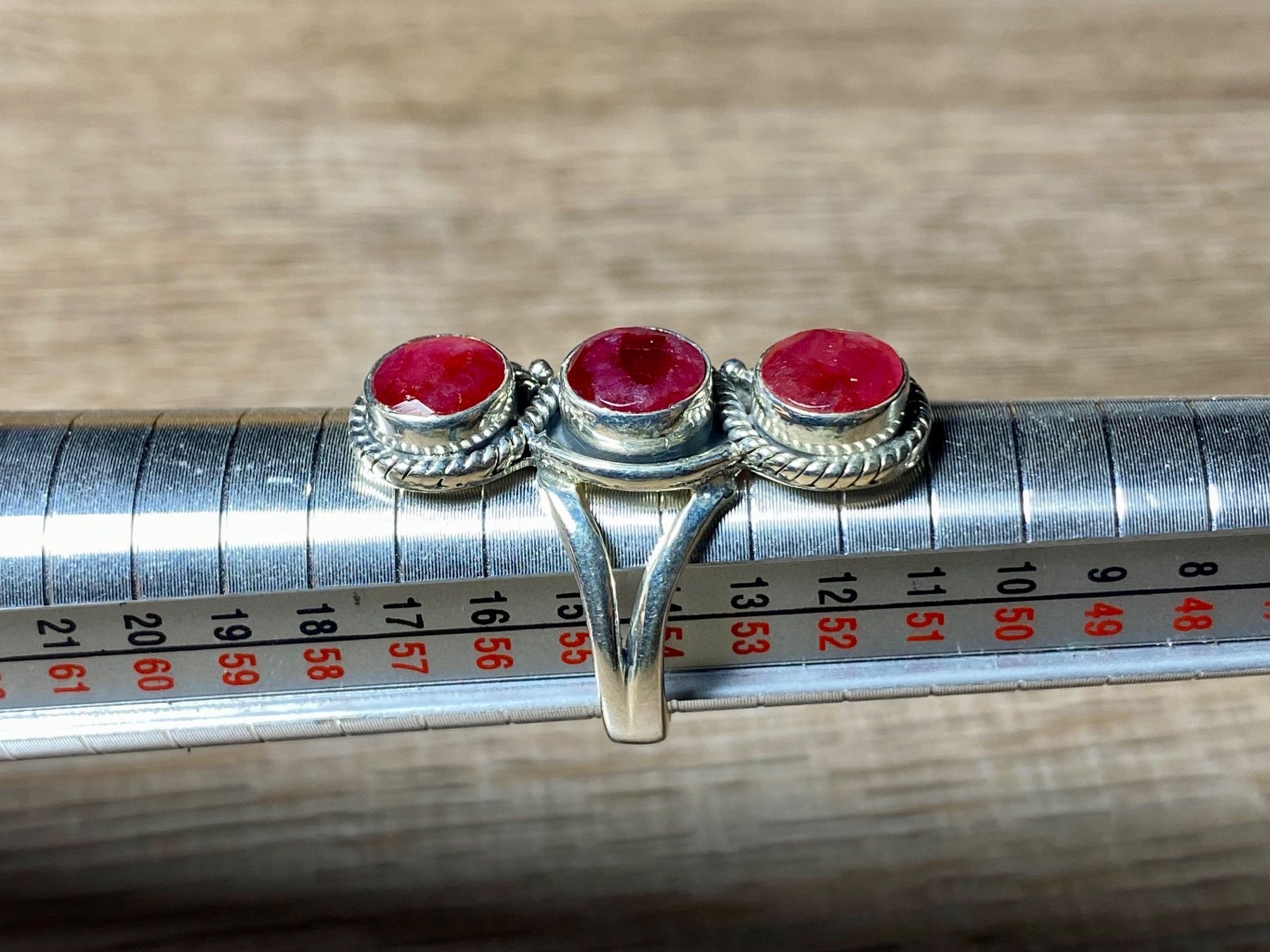 Ringe: Moderner orientalischer Silberring mit natürlichem Rubin – Neu und originalverpackt aus Laax von Kiki_Kingdom3 3