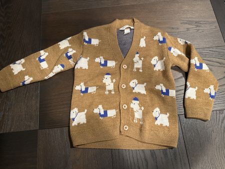 100% Wollstrickjacke in sehr gutem Zustand Gr. 134/140