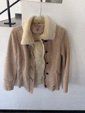 Guess Jacken & Mäntel: Guess Mädchen Lederjacke mit Fell – leichte Winterjacke – Gebraucht aus Mehlsecken von Helly21 7