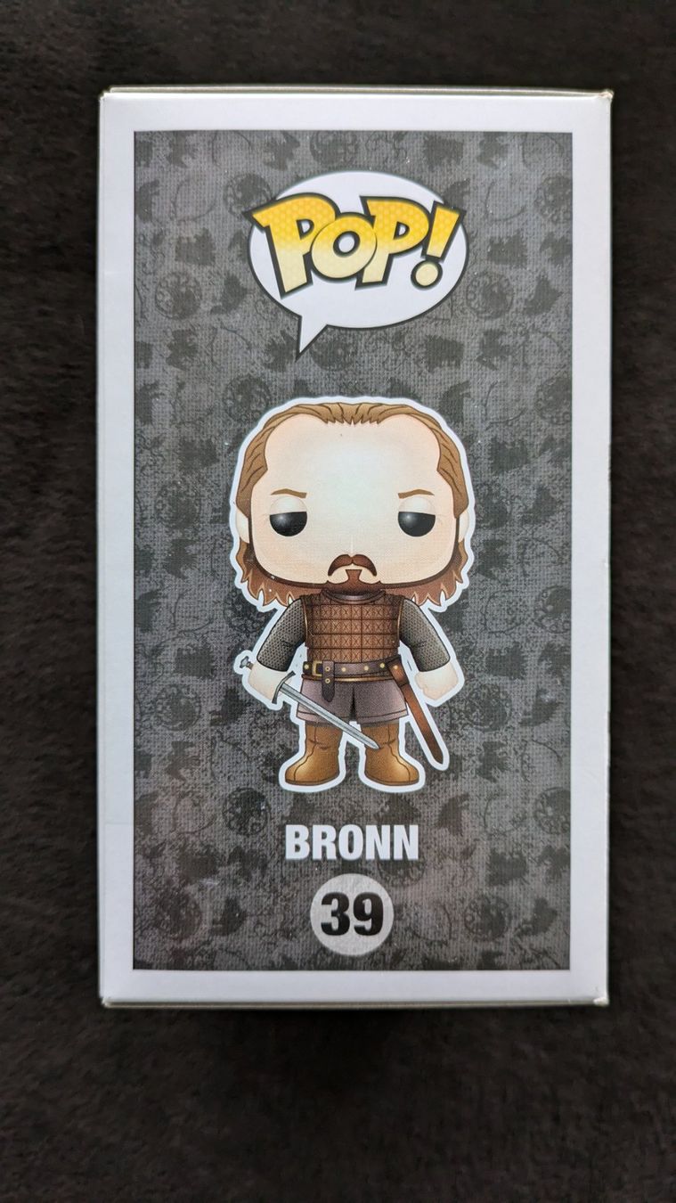 Funko Statuette: Funko Pop! GoT - Bronn #39 Signed and Authenticated – Nuovo e nell'imballaggio originale da Obfelden venduto da RCO85 4