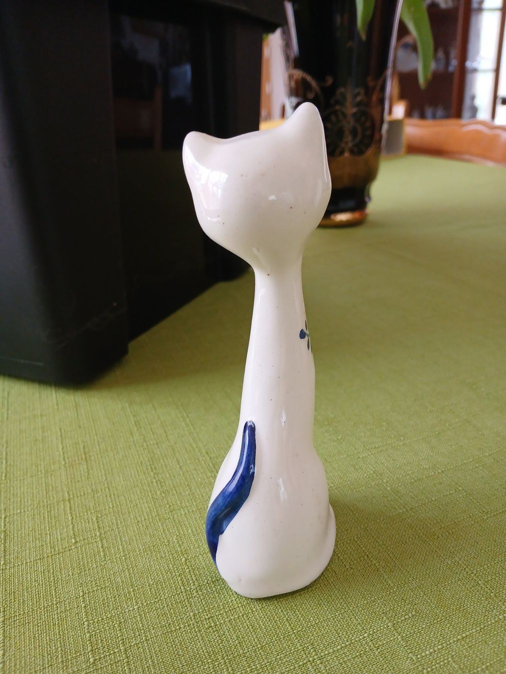 Statuette: Katze blau klein – Usato da Zürich venduto da Mr.Dachboden 2