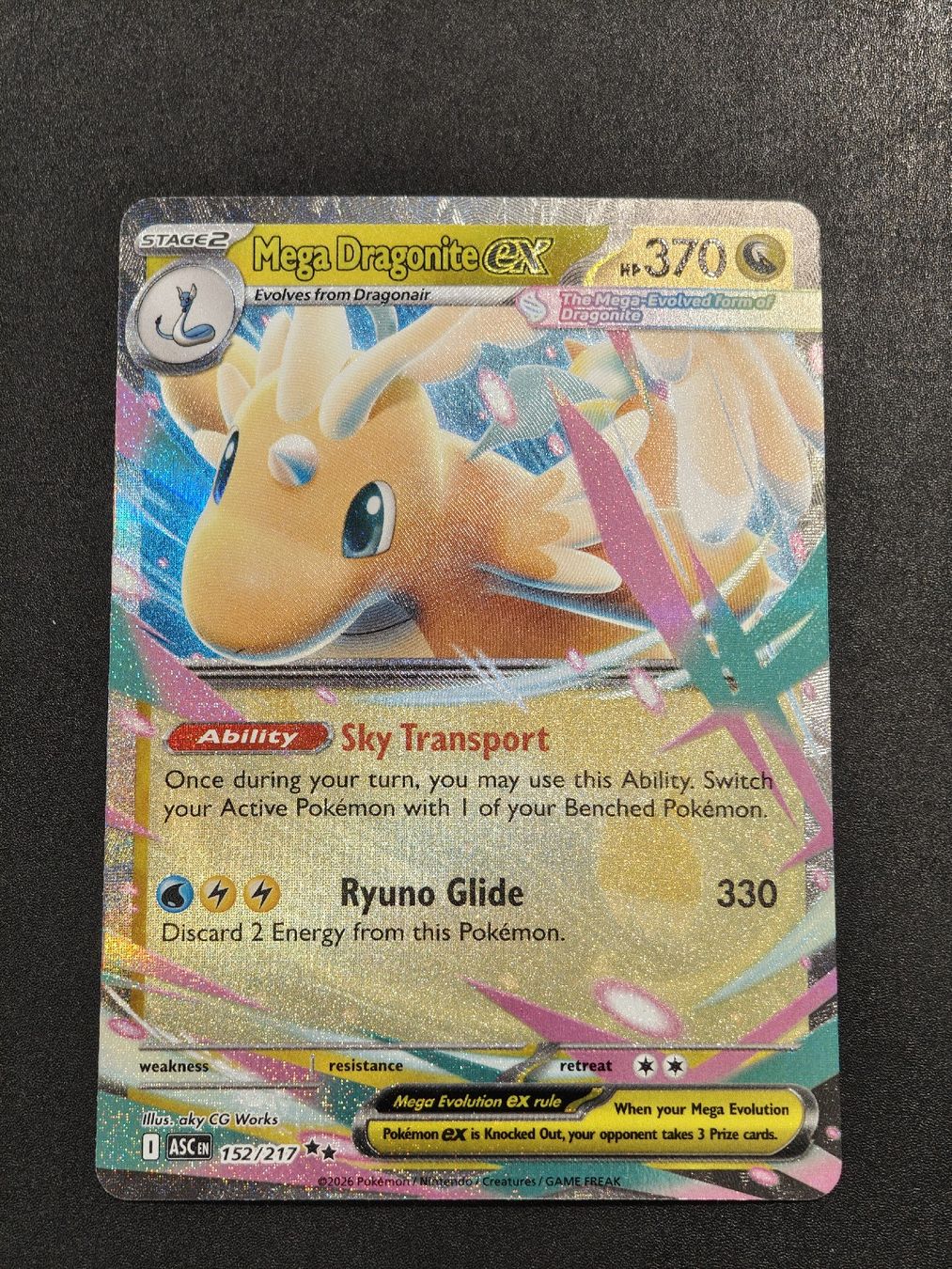 Pokémon Carte collezionabili: Mega Dragonite ex 152/217 ASC EN – Nuovo (secondo la descrizione) da Therwil venduto da Cordachu_Trade