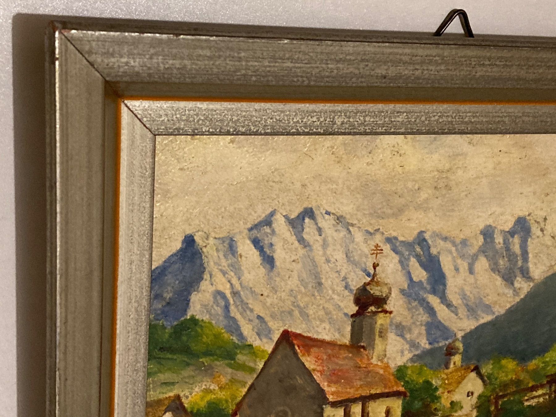 Gemälde: Landschaftsgemälde signiert Kapelle – Gebraucht aus Hirzel von pjn_d7xp 5